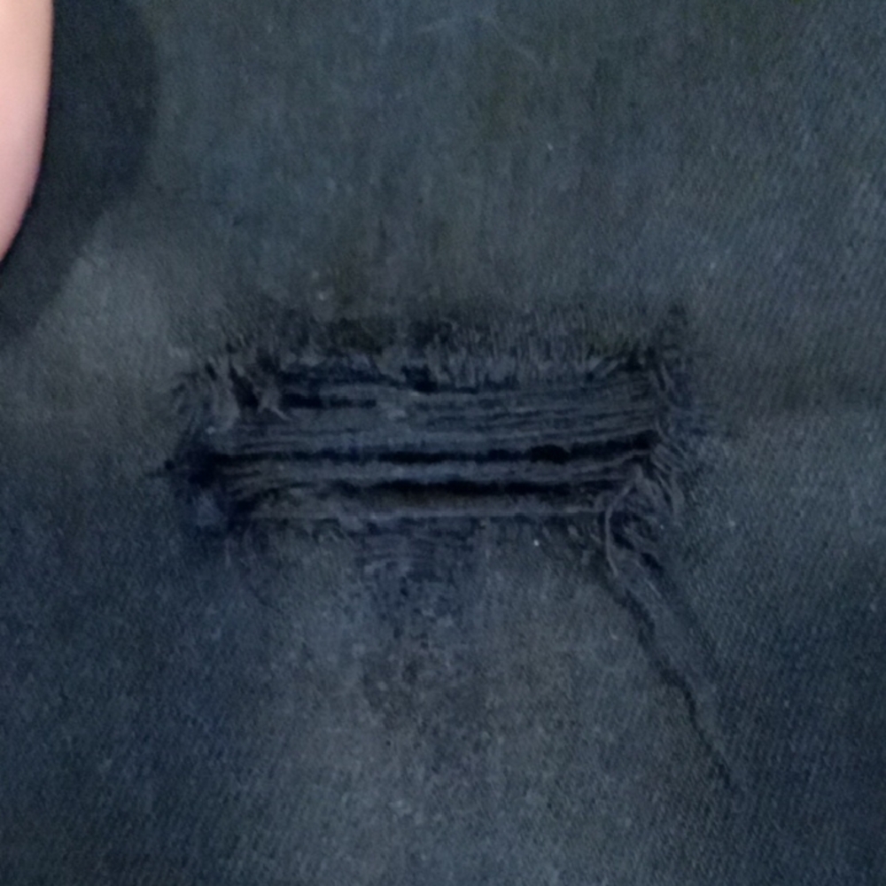 L.A. Super High Rise Black Ripped Jeans - Picture 3 of 3